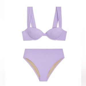 WeWoreWhat Lavender bikini set